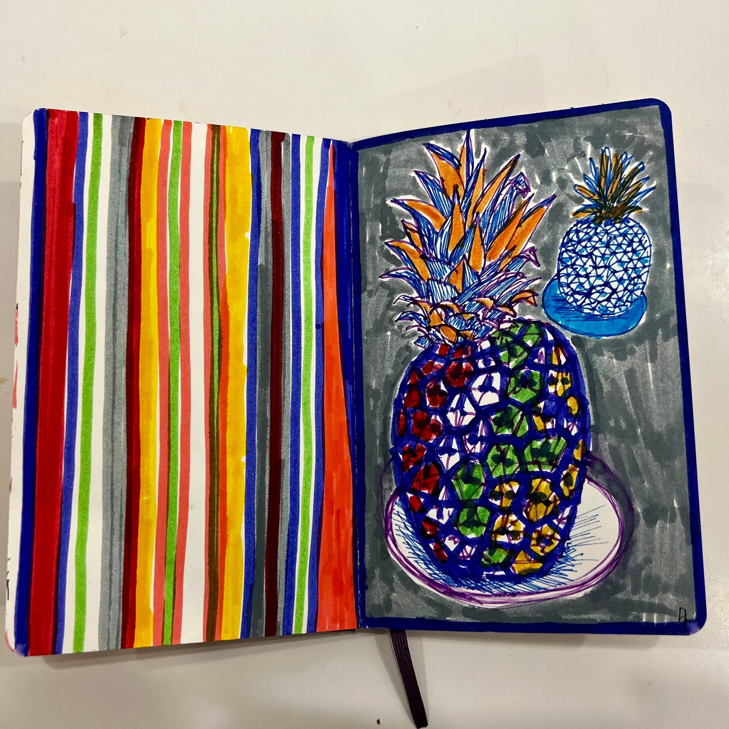 The Pineapple #2 the NFT Art Scarf