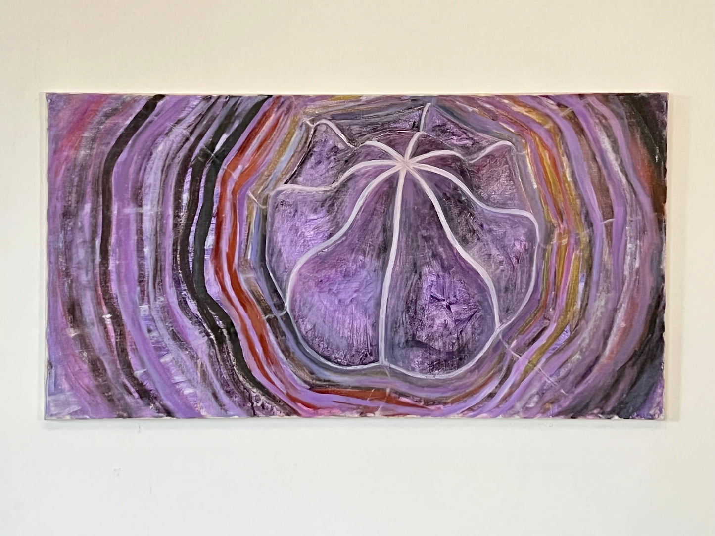 Jellyfish - Oil painting on linen canvas