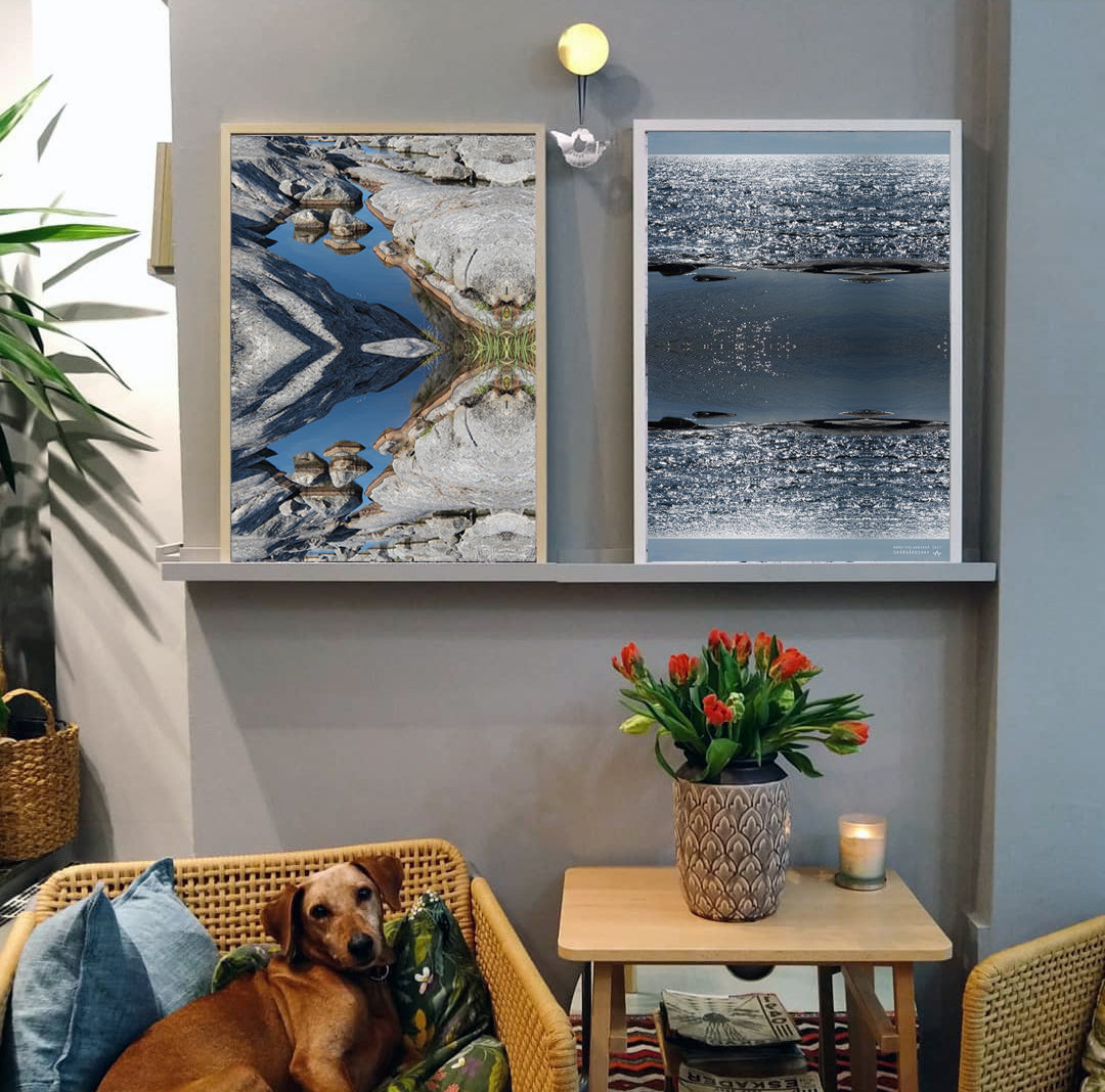 Poster 50 x 70 cm -SKÄRGÅRDSSTEN