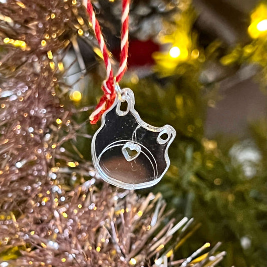 Angeldog - Christmas decoration silver 3-pack