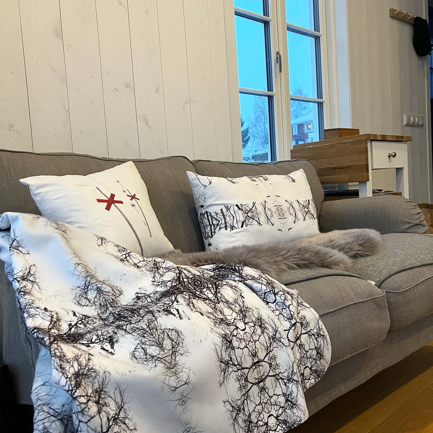 Fjällbjörk - Sherpa Blanket 120x150 cm
