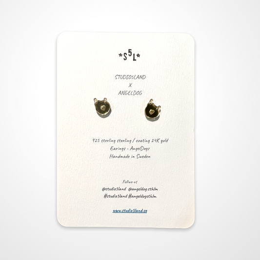 Earrings Studio5land x AngelDog (gold)
