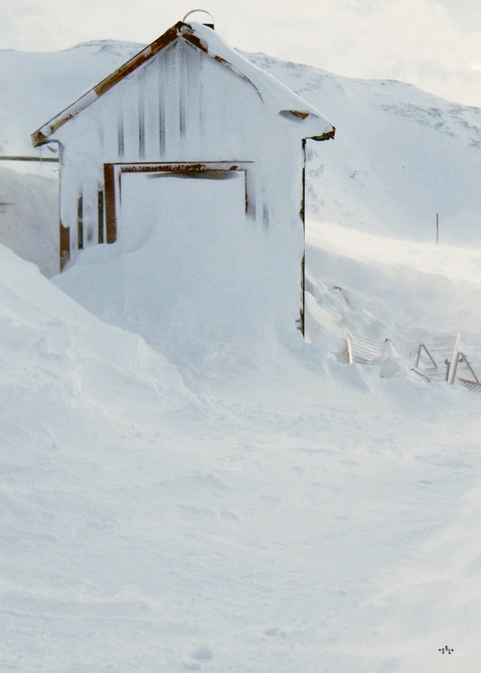SNÖHUS - Poster 50 x 70 cm